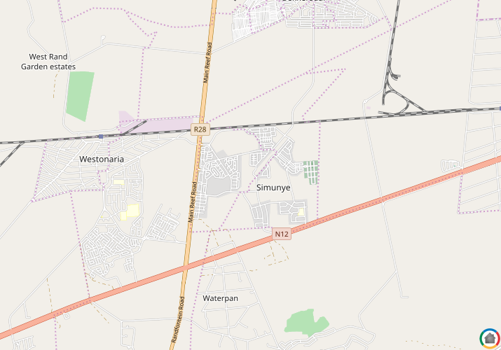 Map location of Simunye